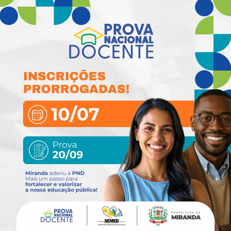 Noticia miranda-adere-a-prova-nacional-docente-e-passa-a-utilizar-a-prova-na-selecao-de